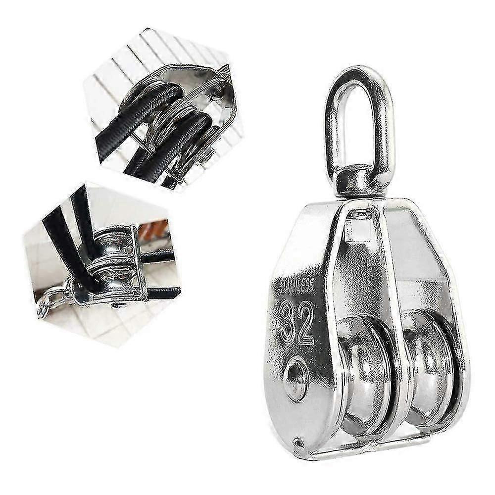 بكرة ستانلس ستيل، بكرة مزدوجة سعة التحميل 250 كجم