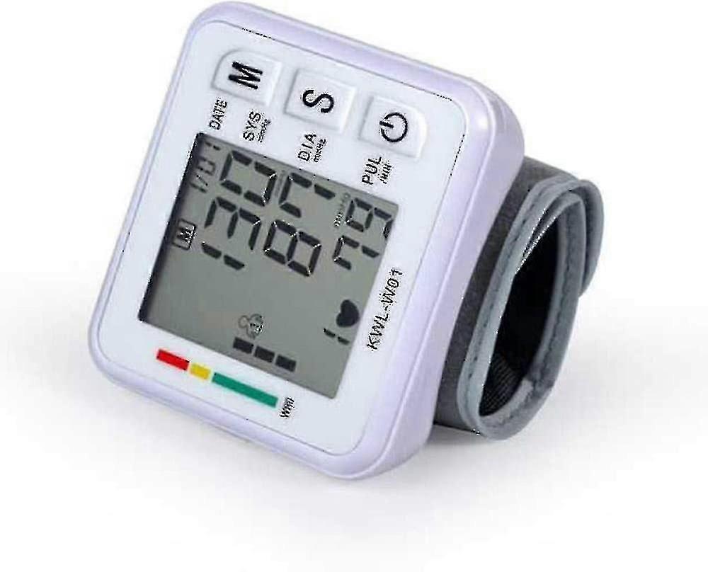 Misuratore di pressione sanguigna automatico 2X con custodia portatile Bracciale da polso Bp per battito cardiaco irregolare