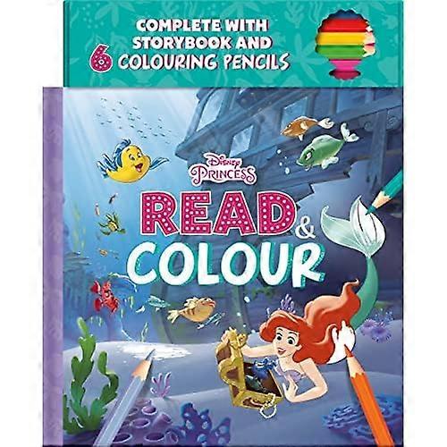 Disney Princess Ariel: Read & Colour