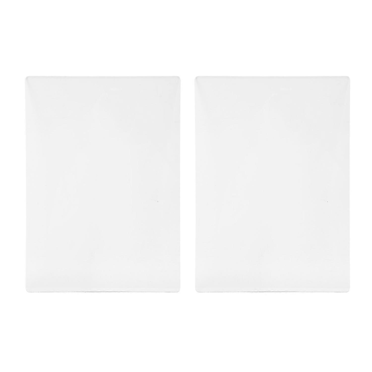 2PCS Embossing Machine Pads 3mm Thick Acrylic Mat Backing Plate for Paper Leather Fabric Crafting Sc