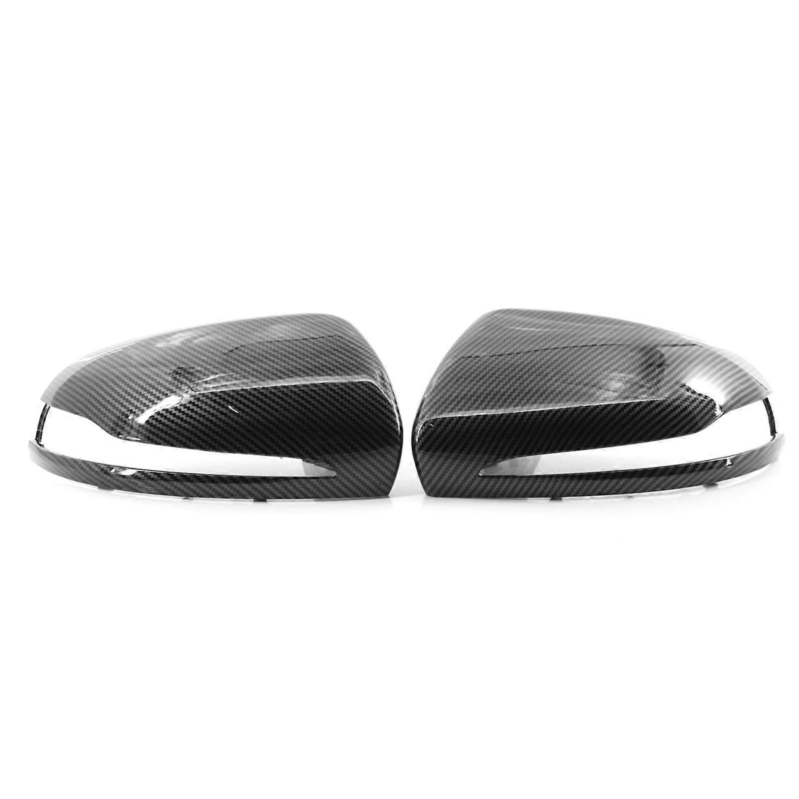 2pcs Side Mirror Cover Rearview Mirror Housing Left Drive Replacement for Mercedes Benz W205 C205 V205 S205 2014~2020 A0998108200 A0998108100 MK4923