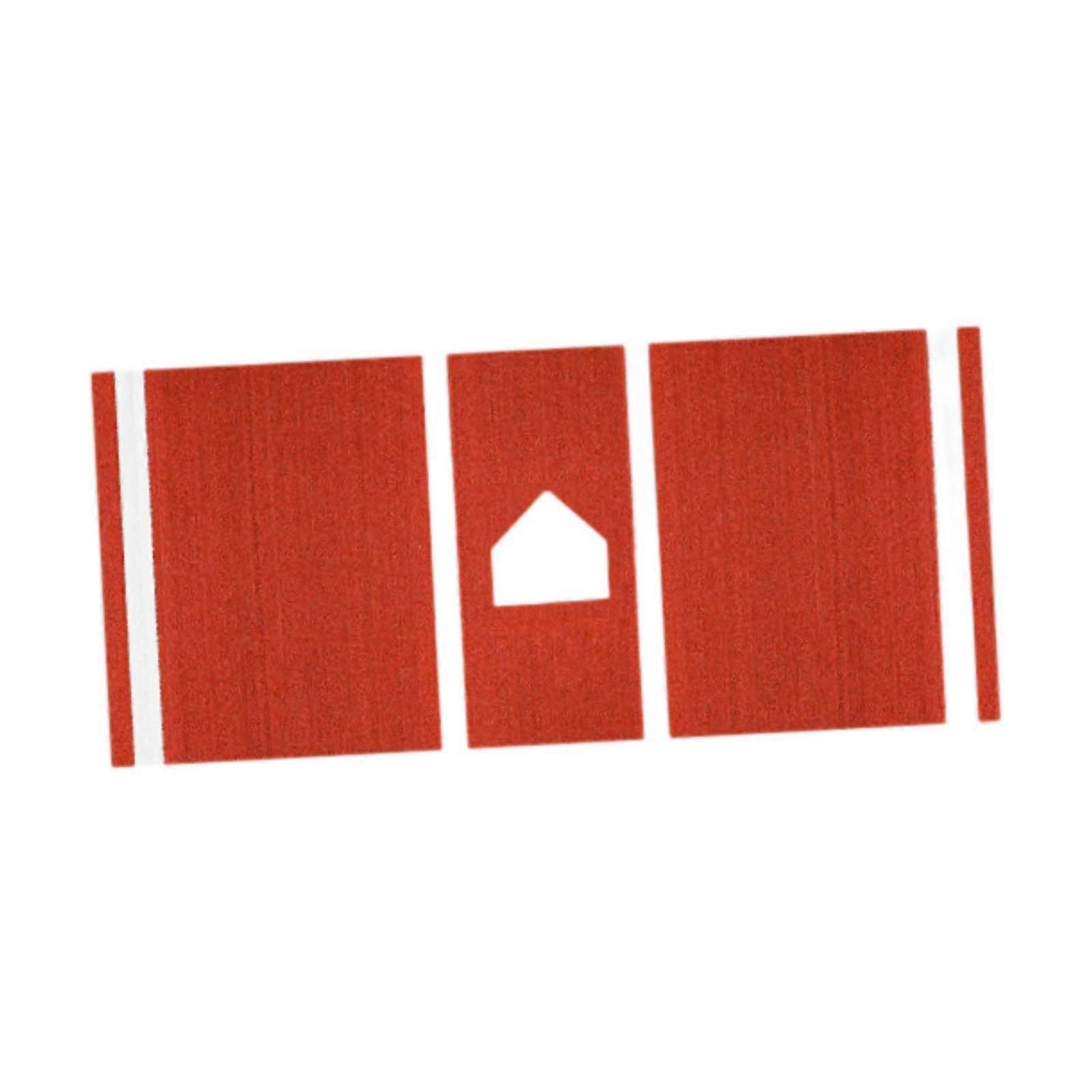 البيسبول ضرب حصيرة البيسبول قفص الضرب حصيرة لحديقة العشب الداخلي الحقول الأحمر