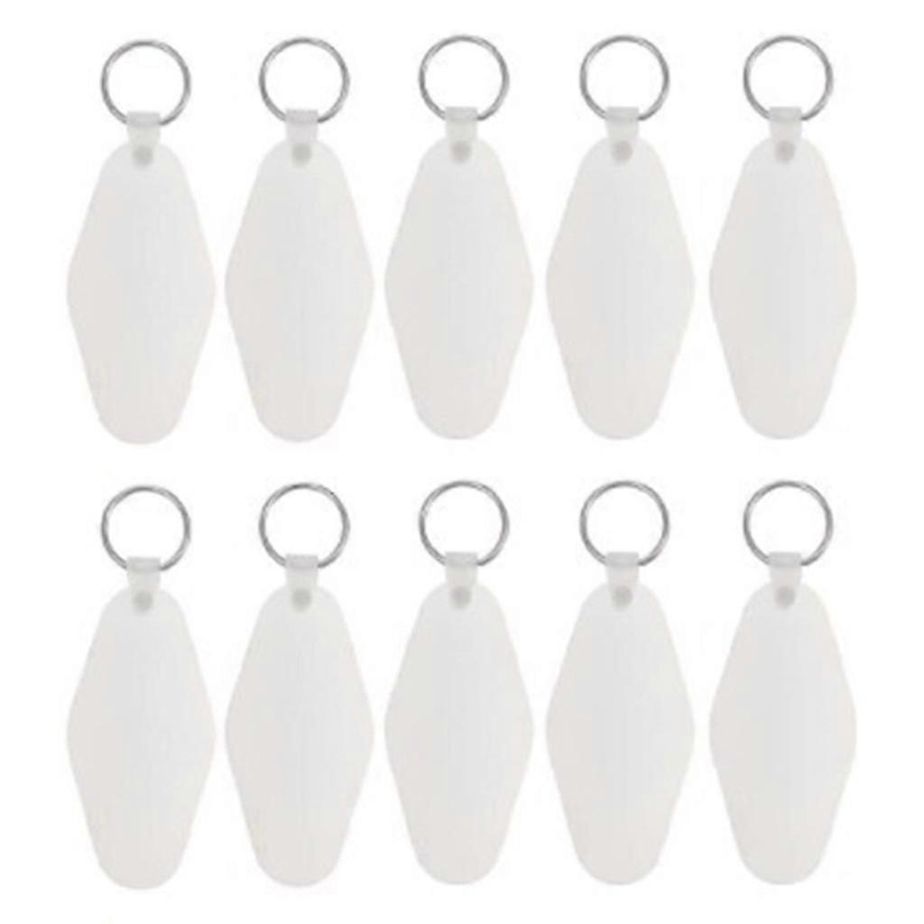 10 Pieces Sublimation Blank Keychain for Present Making