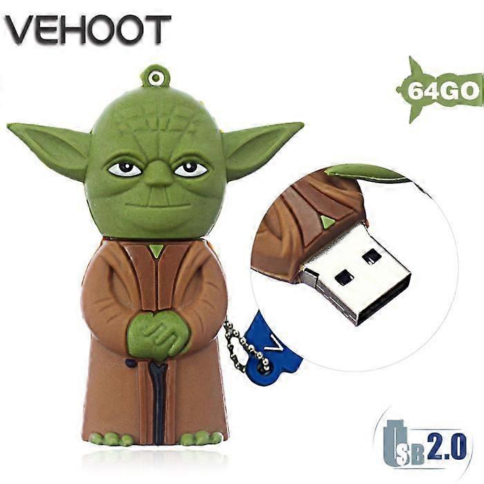 USB Flash Drive - VEHOOT - JumpDrive 64 GB - USB 2.0 - Read Speed 28 MB/s - Write Speed 7 MB/s