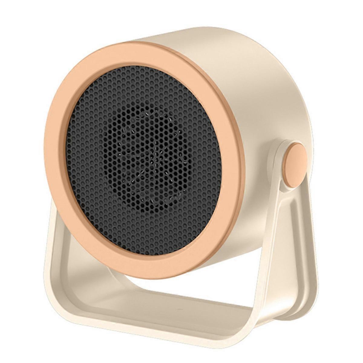Small Portable Heater Low Noise Heater Desktop Bedroom Office Quick Heating Heater US Plug Creamy W