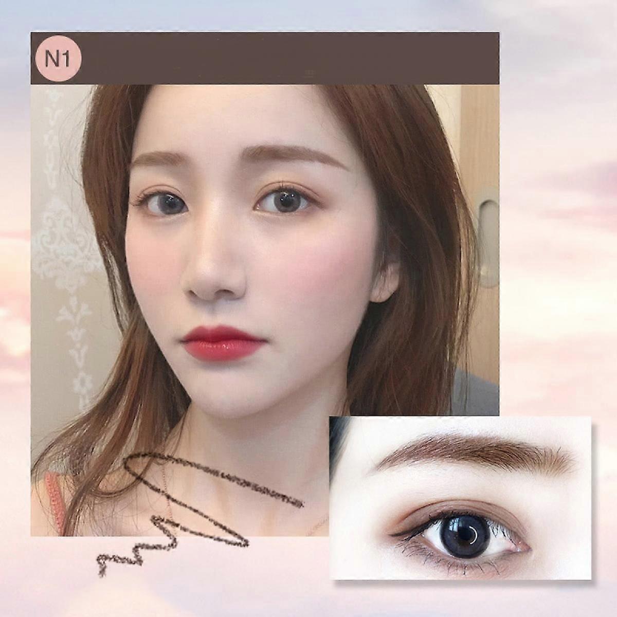 Makeup Brow Stylist Definer Waterproof Eyebrow Pencil, Ultra-Fine Mechanical Pencil, Draws Tiny Brow Hairs and Fills in Sparse