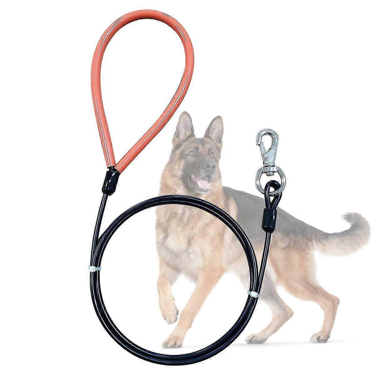 Chew Proof Anti-Chew Dog Leash for Medium to Large Dogs, 10ft Heavy-Duty, Suitable for Dogs Up to 250 Pounds