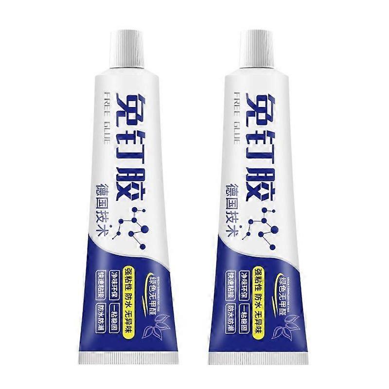 2 Stück starker nagelfreier Klebstoff, nagelfreier starker Klebstoffkleber 60 ml wasserdicht