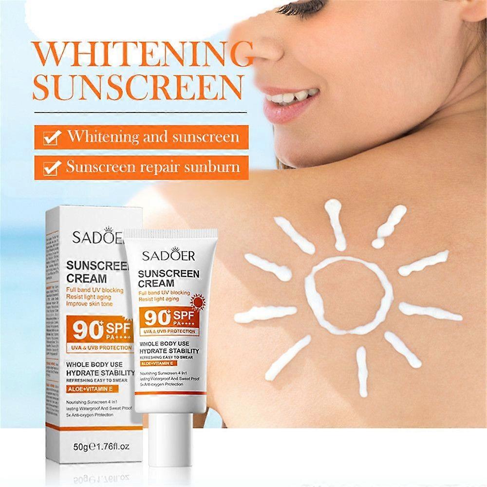 SPF 90+ Αντηλιακό Για Πρόσωπο Ολόκληρο το Σώμα Χρήση Προστατευτικό Ηλιακό UV Ανθεκτικό Επισκευαστικό Ηλιακό Blocker Προσώπου Αντηλιακό