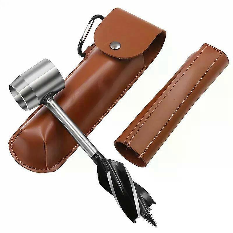 Outdoor Survival Woodworking Tools Auger Drill Bits Bushcraft Settlers Hand Drill Punch Tool For Camping Outdoor Hiking