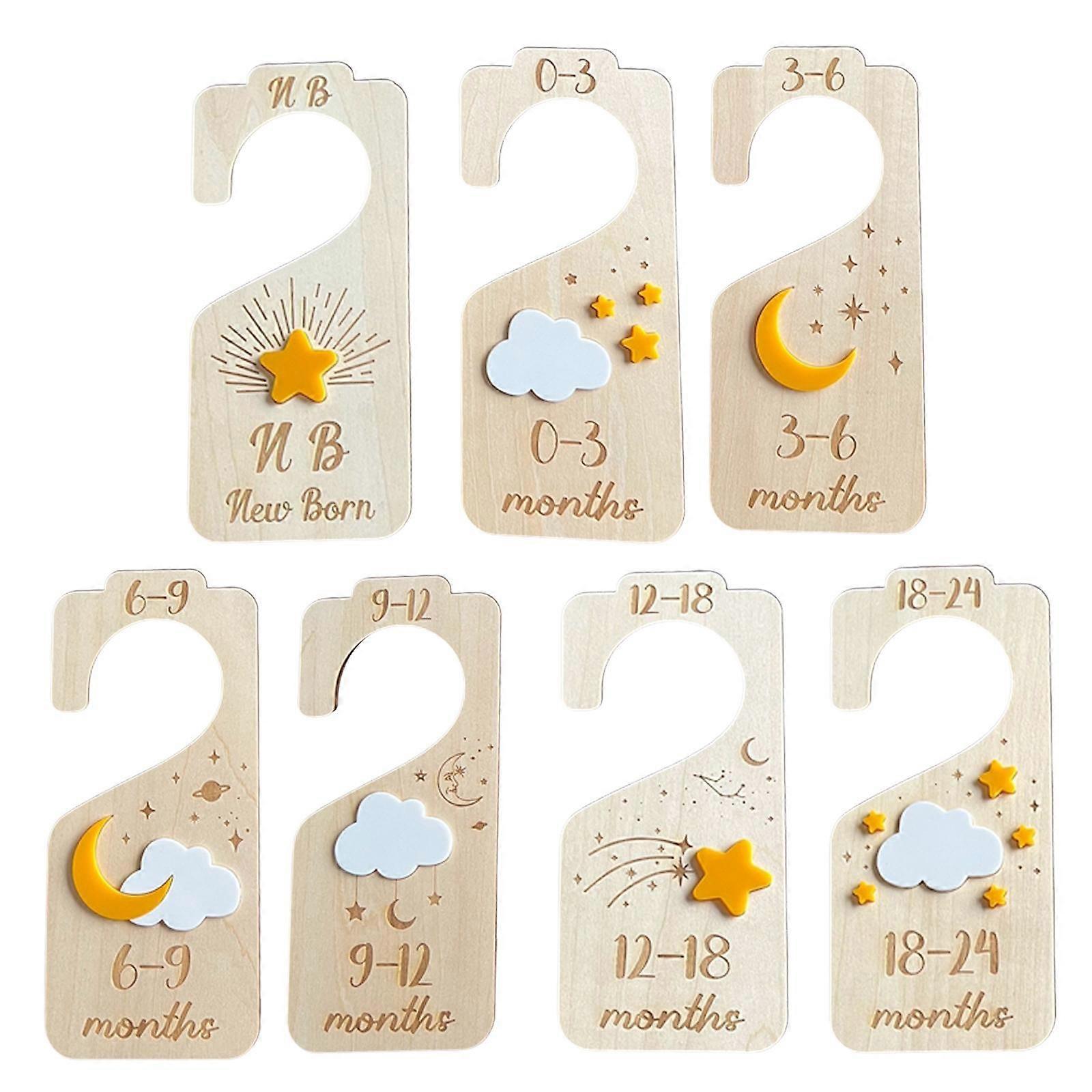 7x منظمي خزانة الأطفال منظمي حجم القماش ، ديكور الحضانة ، لغرفة النوم