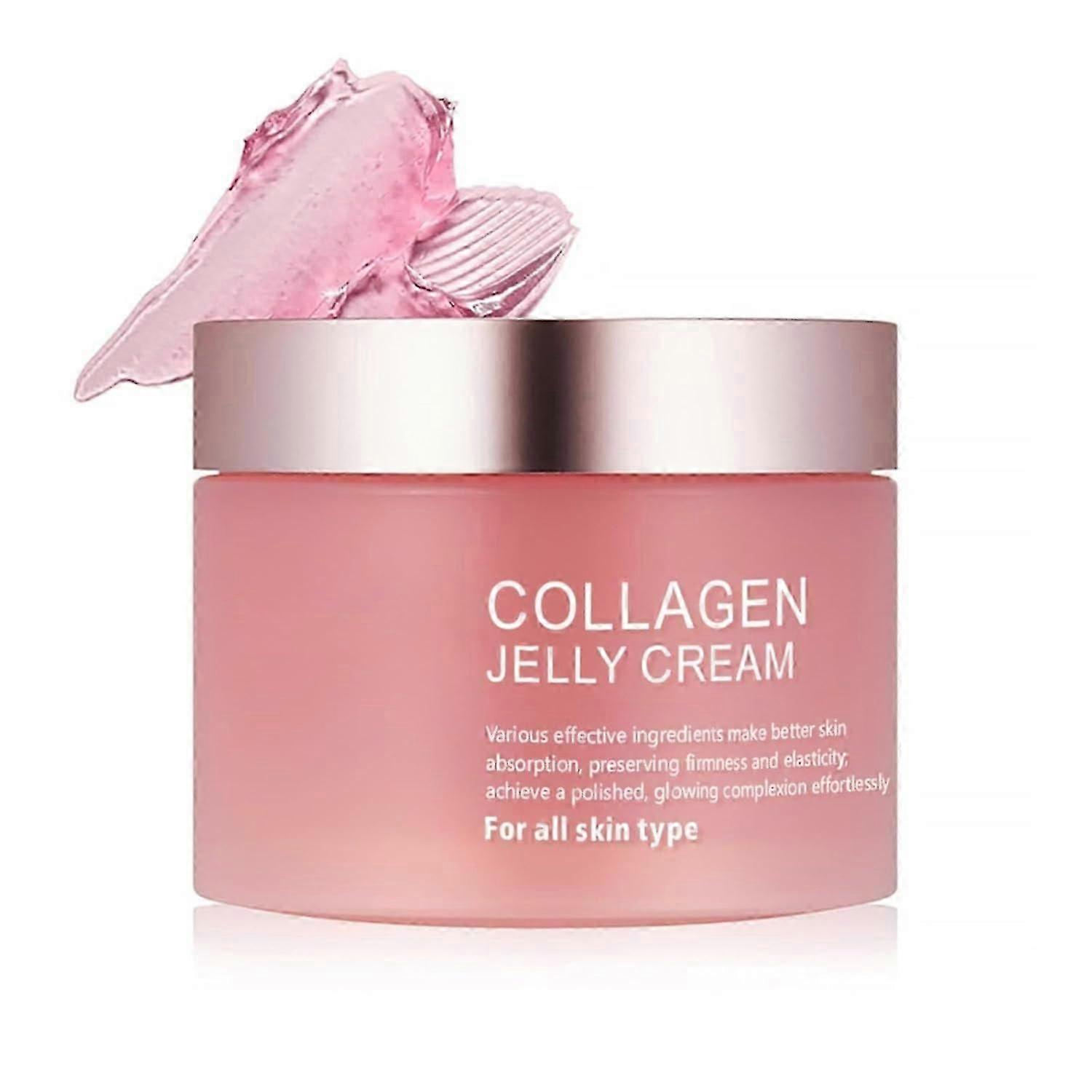 ExquisiteCollagen Jelly Cream 100 جرام ، مضاد للشيخوخة للعناية بالوجه ، مضاد للتجاعيد ، تقليل المسام ، العناية بالبشرة للبشرة الجافة والحساسة
