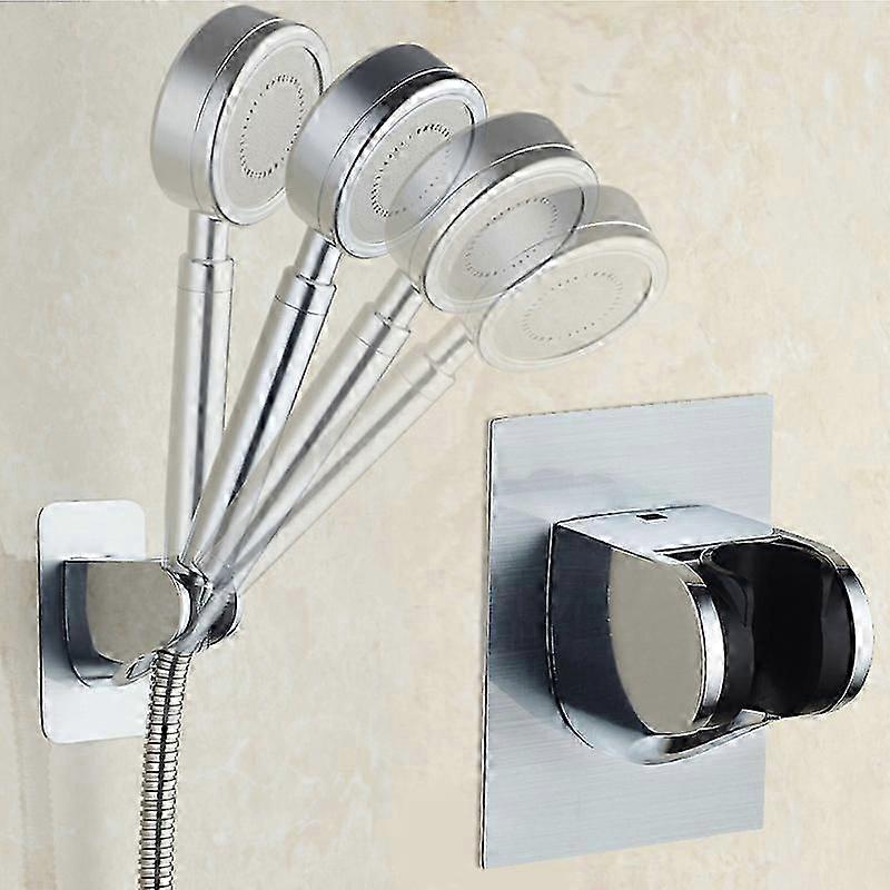 1 Pcs Shower Head Bracket Holder Adjustable Waterproof Suction Cup Base for Bathroom