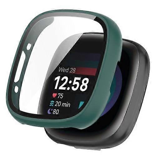 For Fitbit Versa 4 PC+ Toughened Film Integrated Protective Case