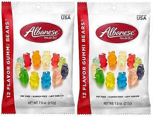 Albanese World's Best 12 Flavors Gummy Bears 2 Pack