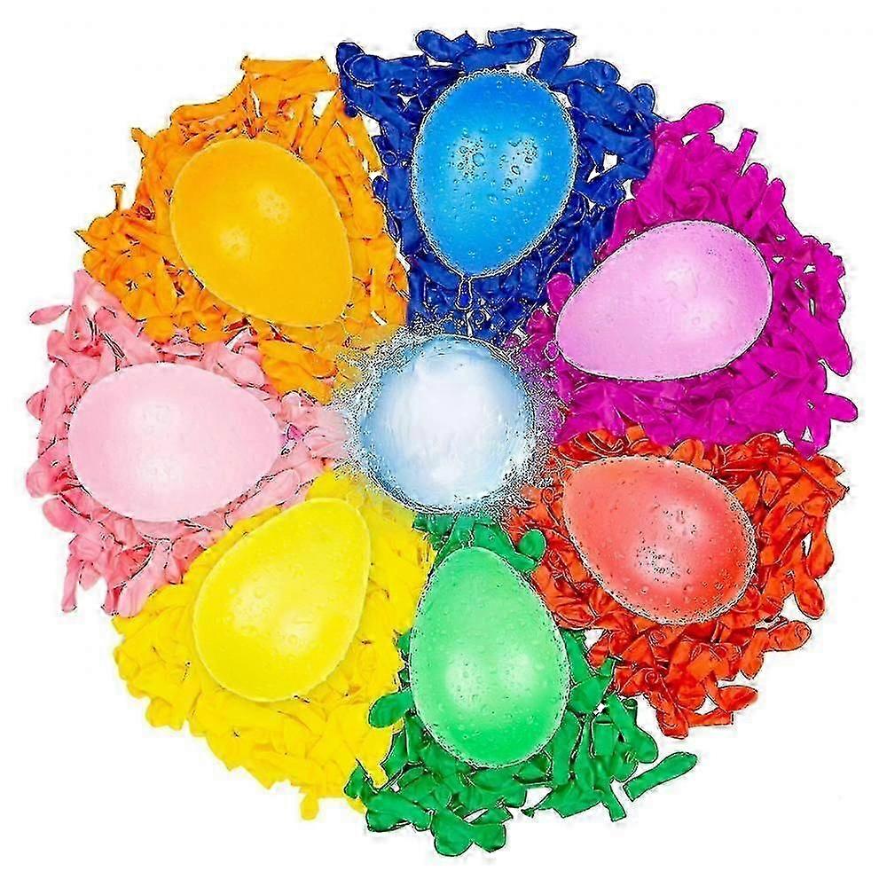 1000 Water Balloons Water Bombs, Multicoloured, Easy To Fill YPP