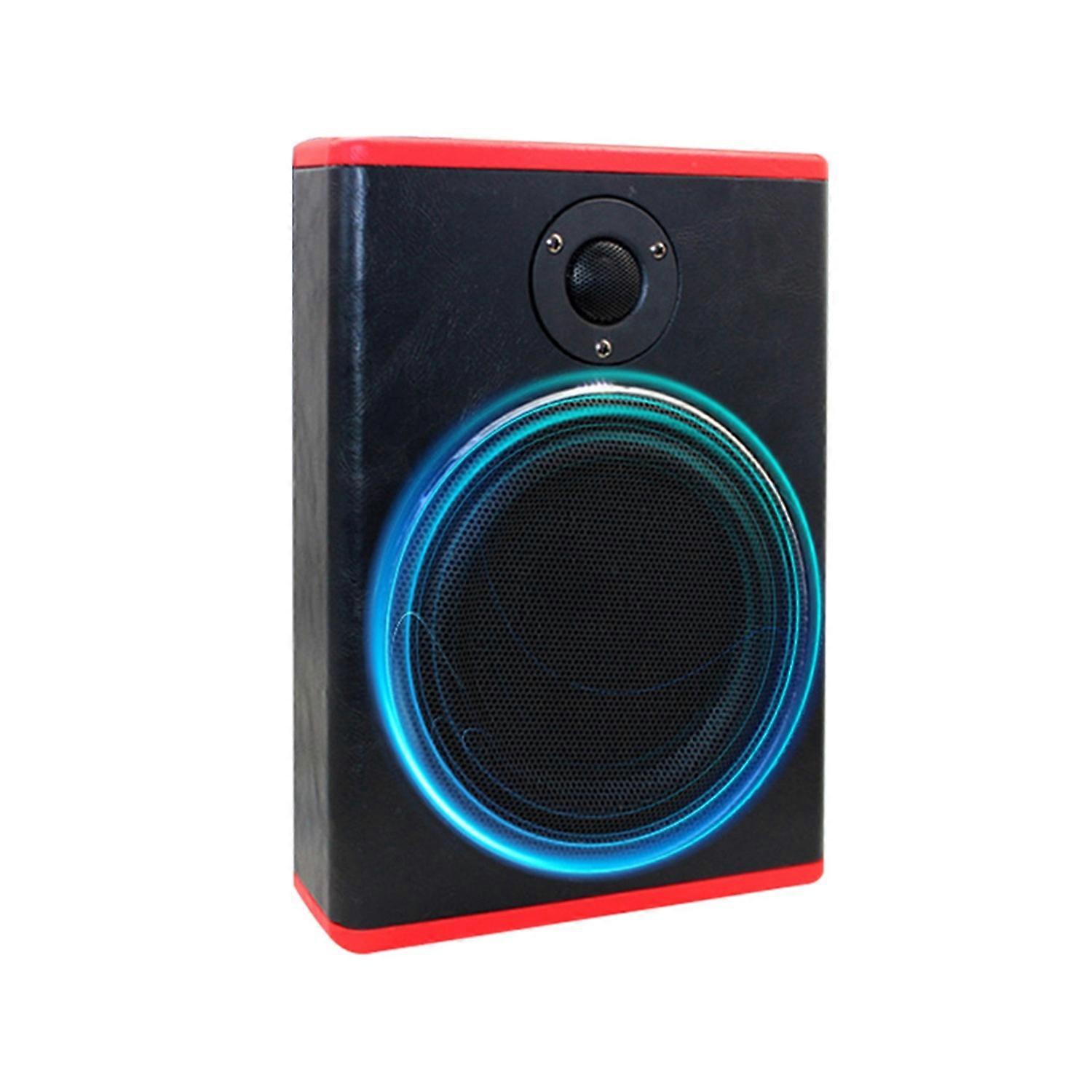 8 Inch 600W Car Audio Slim Under-Seat Subwoofer High Power Active Sub Bass Speaker Kit 12 V with Tre