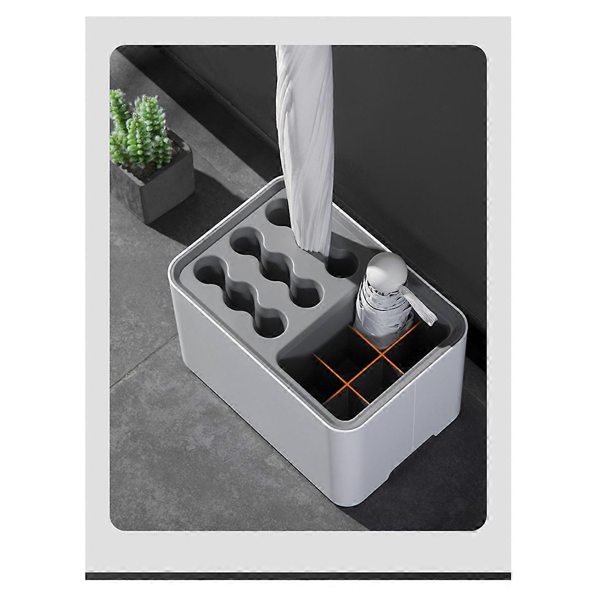 Umbrella Rack - Home Organizer for Long and Short Umbrellas with Water Drainer, Ideal Rain Gear Stor
