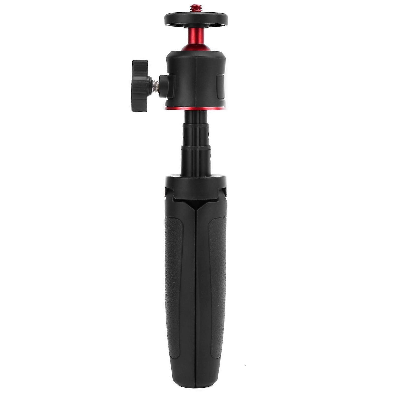 3 Sections Mini Extendable Desktop Tripod Photography Stand with Flexible Ball Head