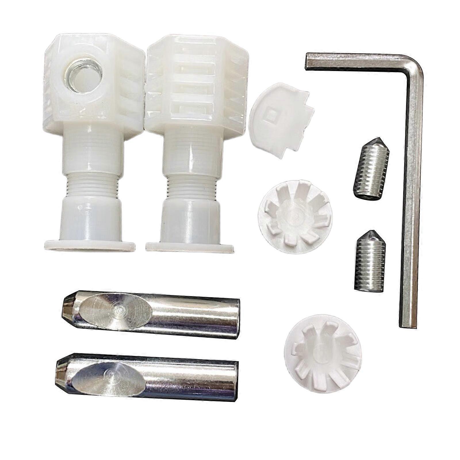 Portable Sturdy Wall Mounted Toilet Screws for Secure Installation Accessory for Homeowners and Professional Plumbers White