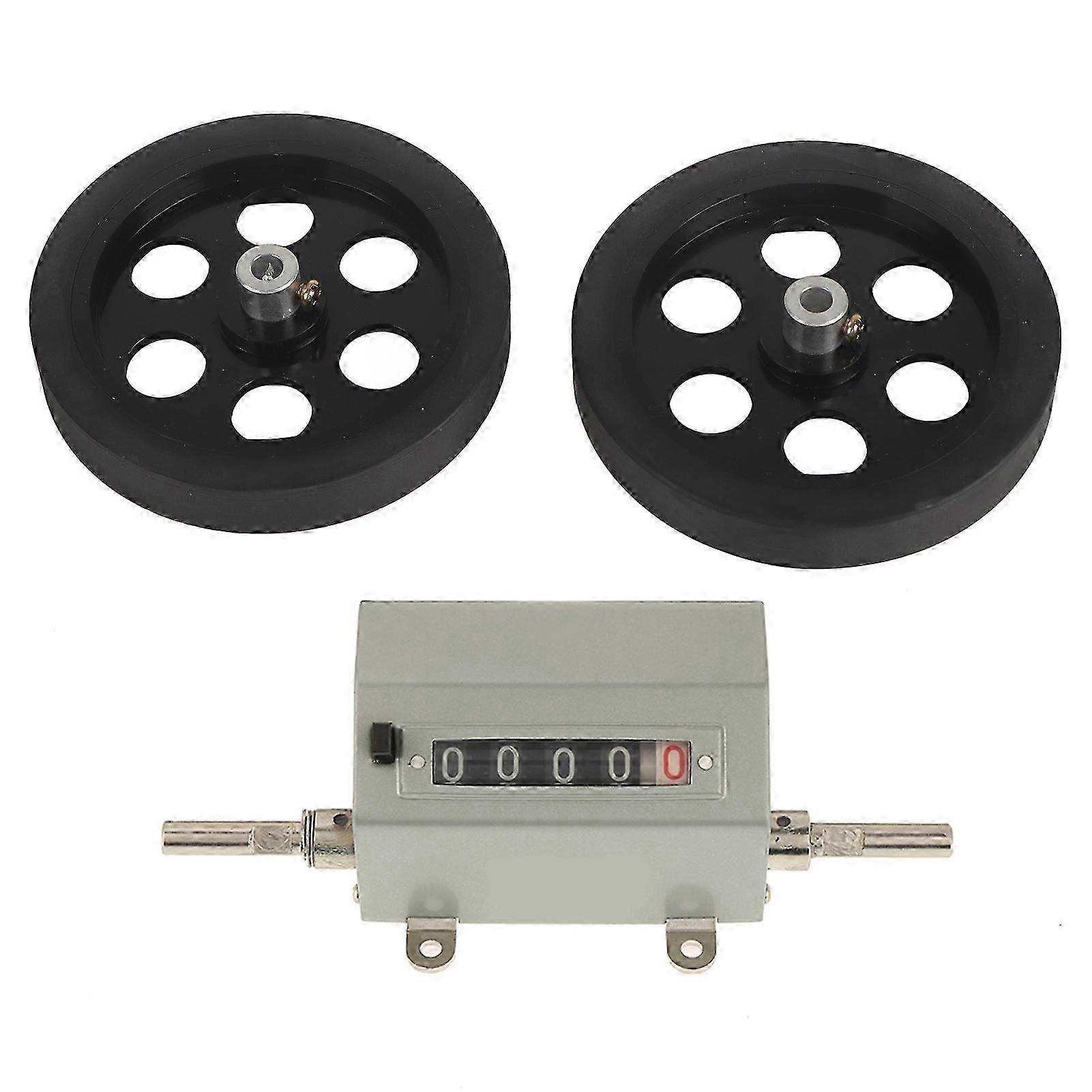 1pc Rolling Wheel 5 Digits 0?9999.9 Length Counter Max Speed 350RPM Grey Reset YEMAA Edition