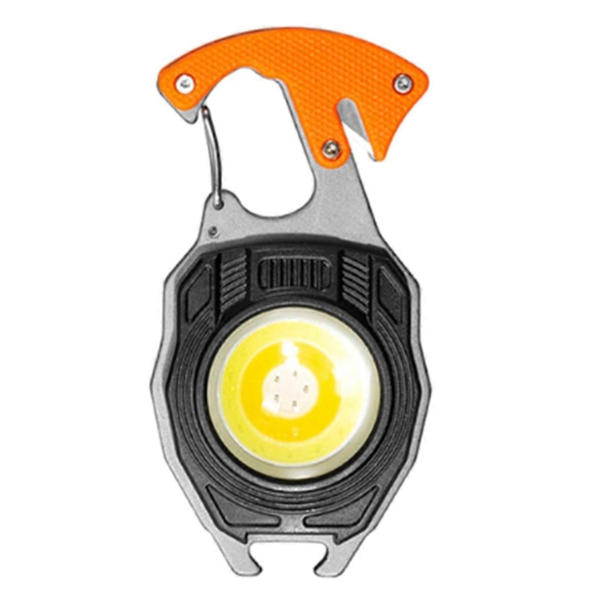 COB Keychain Work Light LED Emergency Flashlight with Bottle Opener