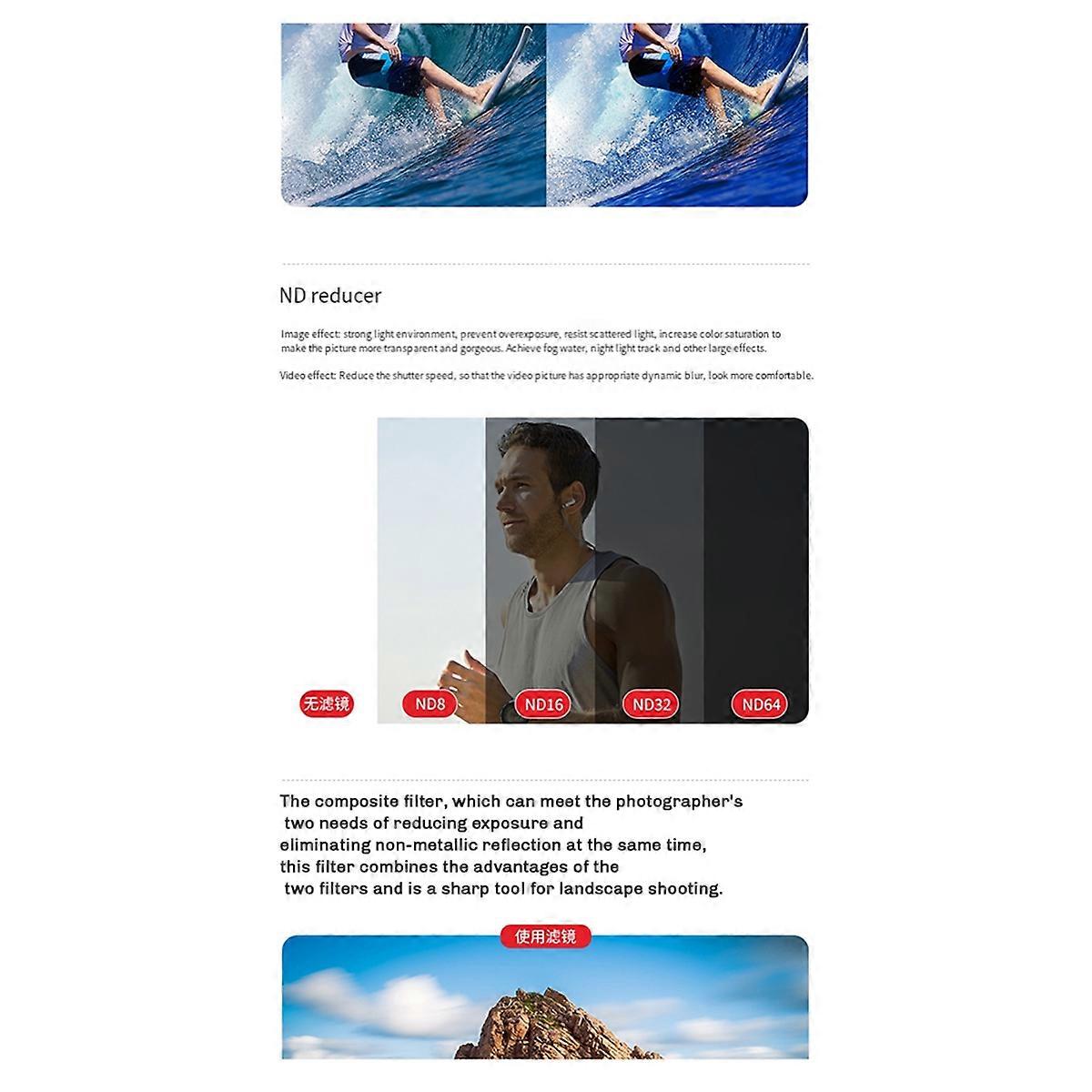  8Pack for 3 Wide Angle Macro Black