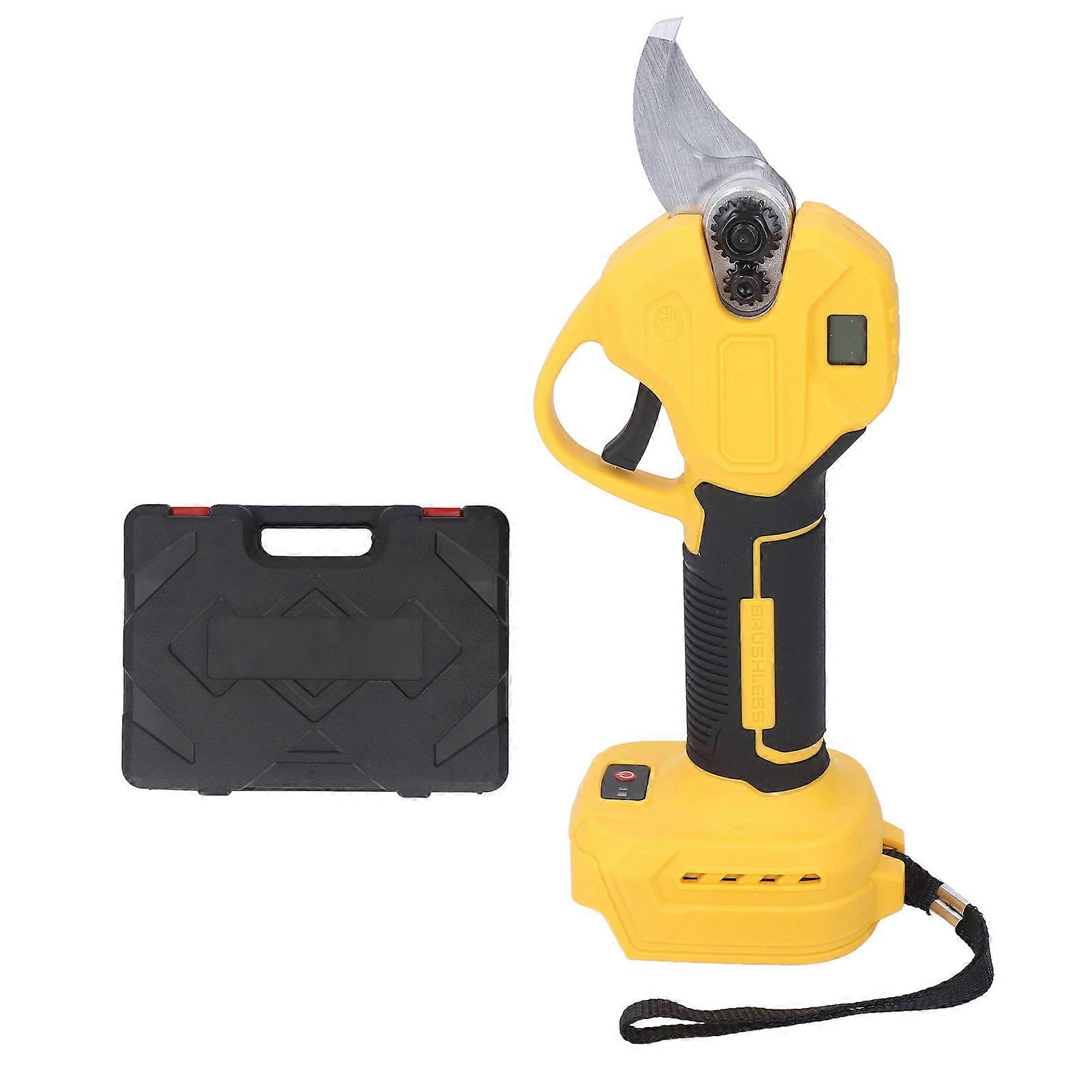 25mm Cordless Pruner LCD Display Electric Pruning Shear Garden Tree Branch Trimmer for BL1815 BL1820 BL1830 Battery