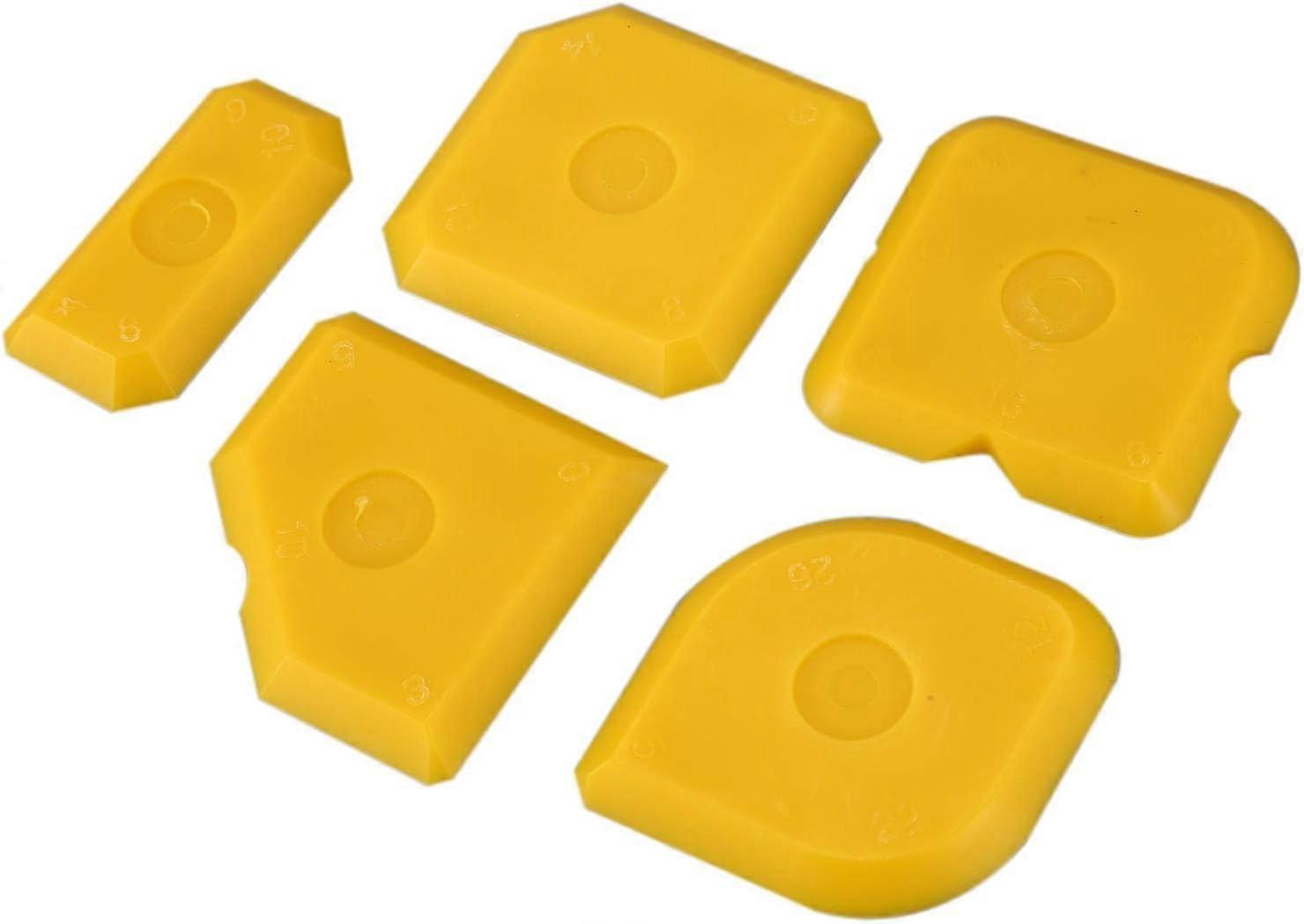 5 Pieces Scraper Tool Set Grouting Set Trowel Grout Remover Silicone Joint Smoothing Spatula,Versailles