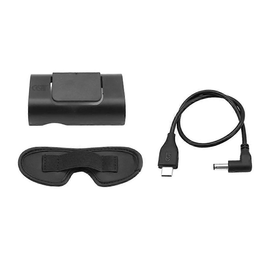 FPV-電源ケーブルバッテリーブラケットレンズプロテクターカバーDJIAvataゴーグル2用