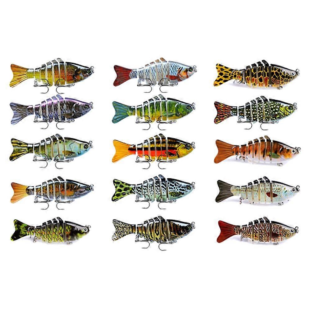 1 Set Bionic Swimming Lure for Fishing Waters 3.9inch