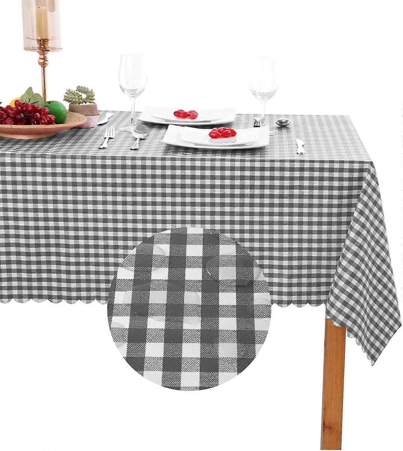 Vinyl Table Cover, Waterproof Spill-Proof Protector