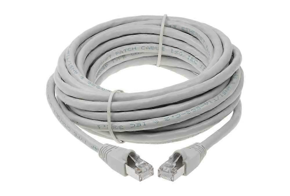 25ft Cat 6A Shielded (STP) Ethernet Network Cable, Plugs, RJ45 26AWG Stranded Copper Wire, 500MHz - Gray