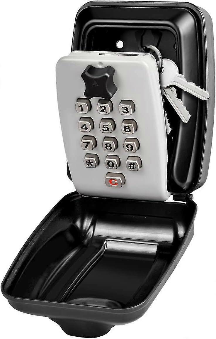 Push button combination lock box decoration home key box metal box