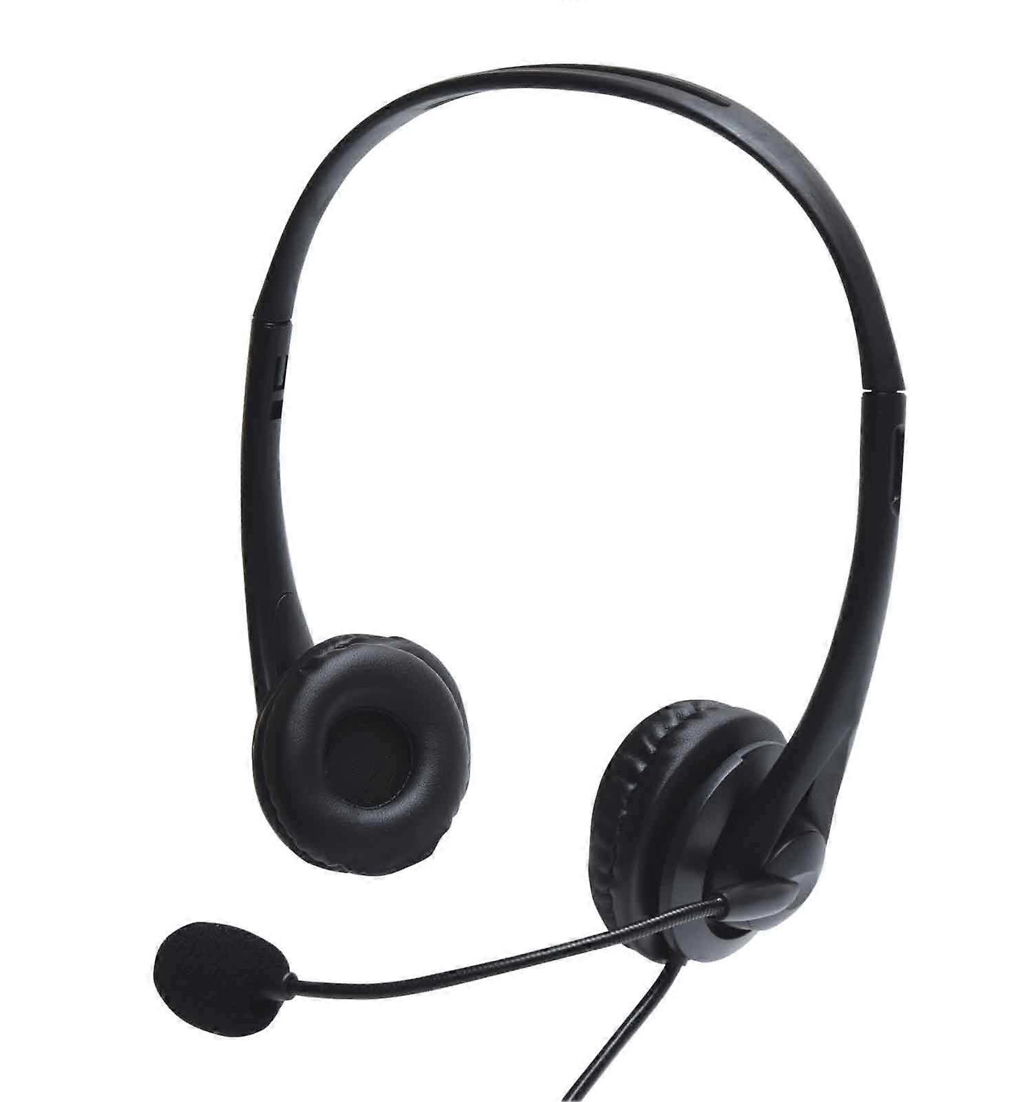 USB Headset With Headphones And Microphone, Wired USB PC Headset, Plug And Play