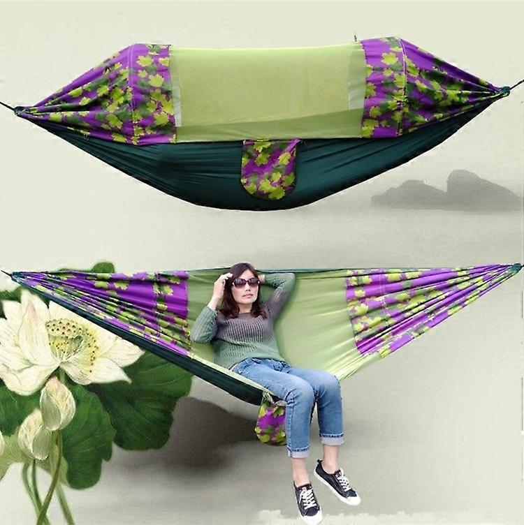 Outdoor Camping Hammock 270x140cm Maple