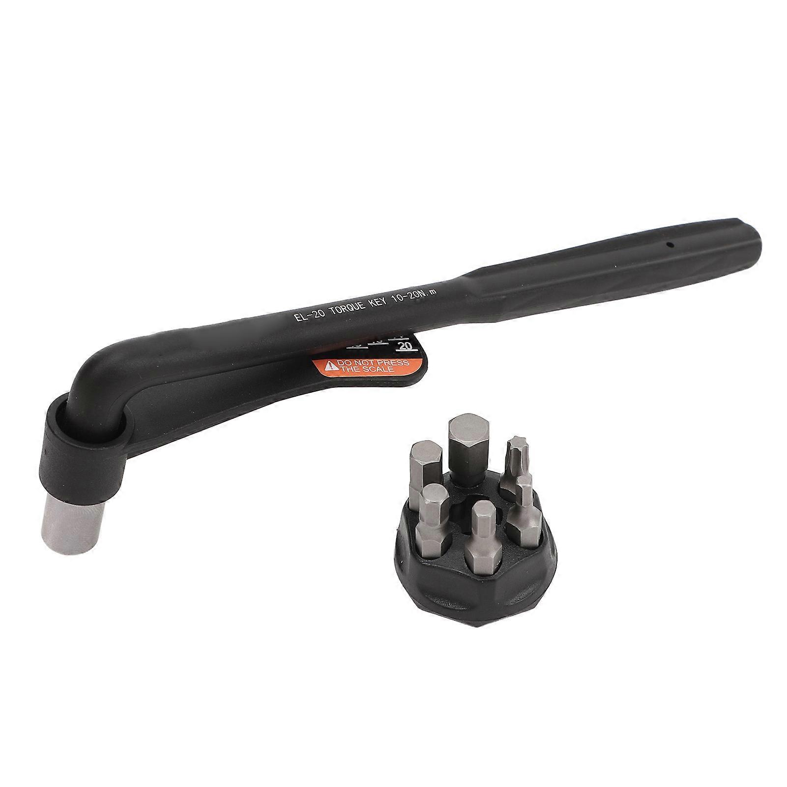 Bicycle Torque Wrench Chrome Vanadium Steel High Precision Pointer Type Torque Wrench Inner Hex Set