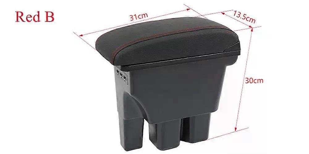 Car Console Center Armrest Box Assembly compatible for Suzuki Jimny JB64 JB74 2019-2023 Auto Interior Accessories with 3 USB Charger Port