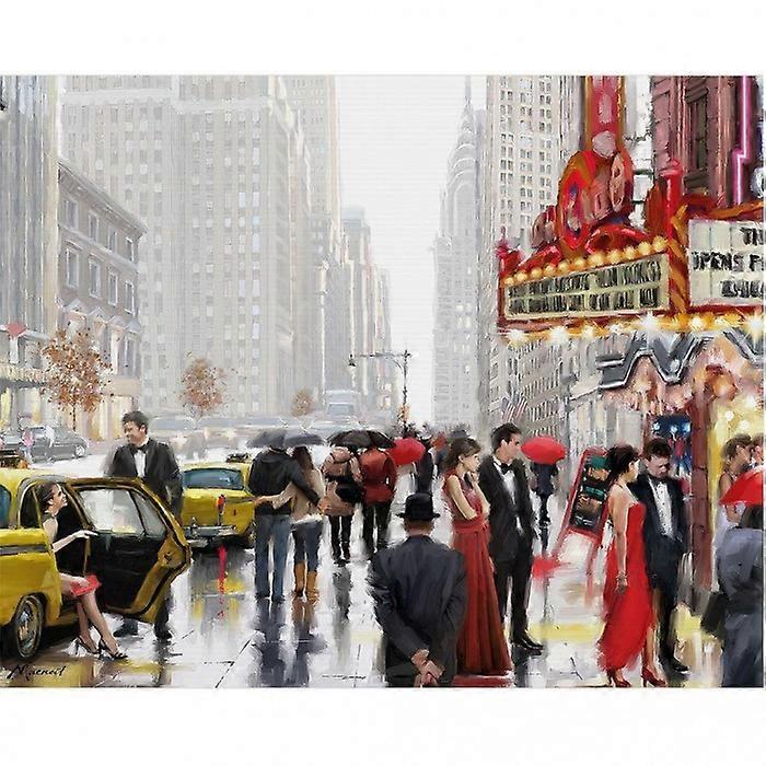 Richard Macneil New York Theatre Canvas Print