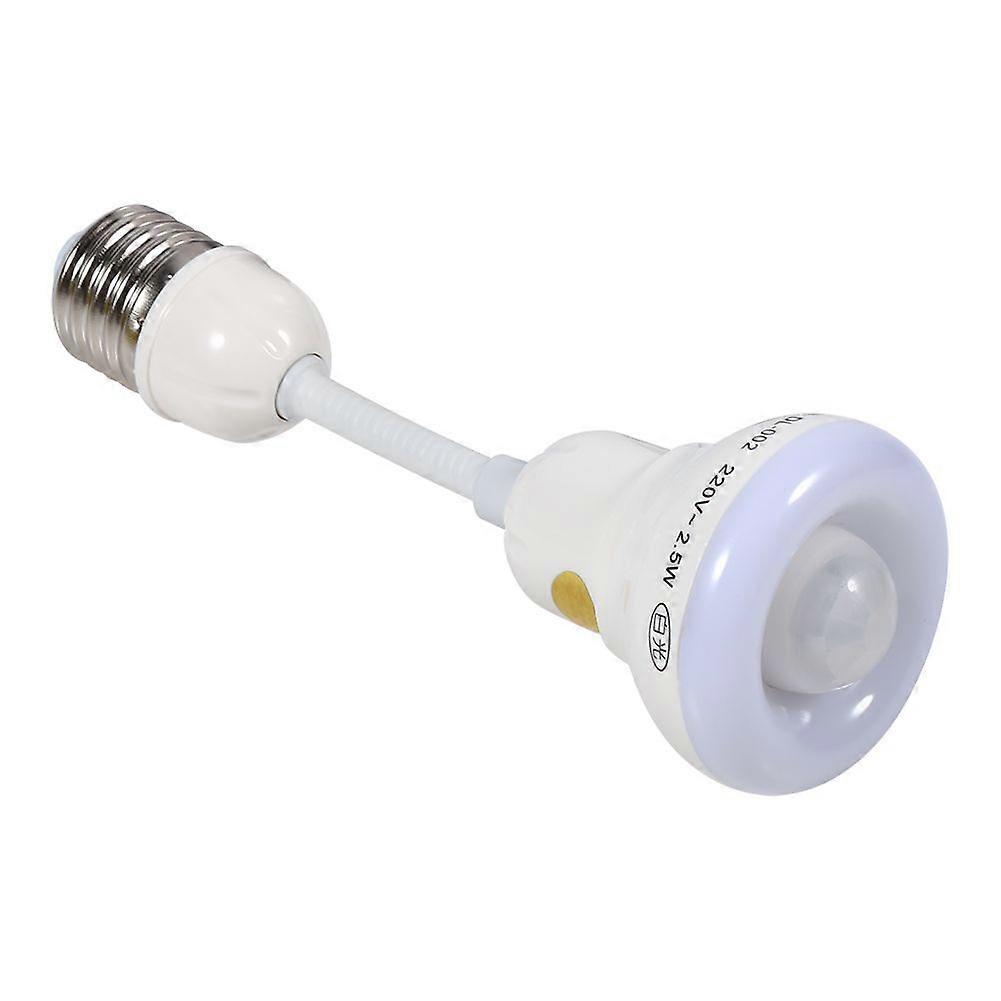 360 Degree Rotating IR Motion Sensor Led Night Light With Plug Wall Lamp (E27 Lamp Base Design)