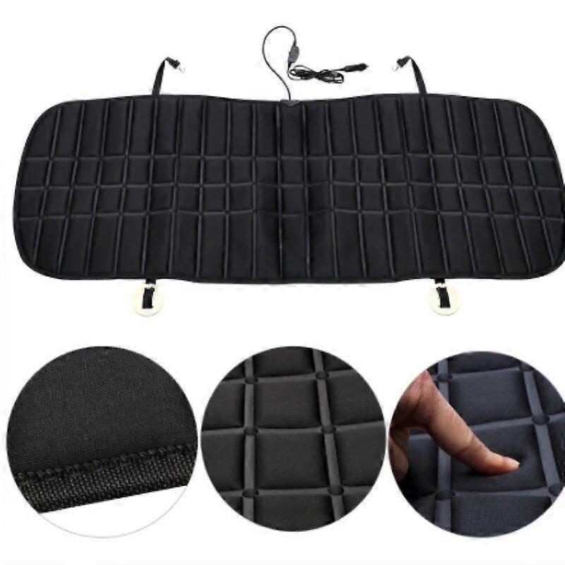 12V 24V Car 2nd Row Heated Rear Seat Cover Cushion Warmer Pad Universal Winter Warming 1.3M Heater Protector Mat Accessories