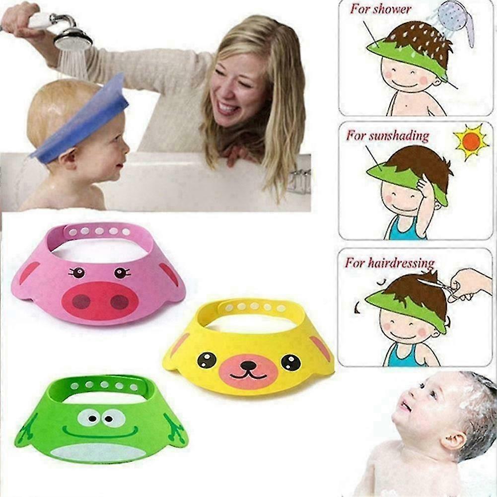 Adjustable Baby Hat Kids Shampoo Bathing Shower Cap Cc For Children Caps Q2w