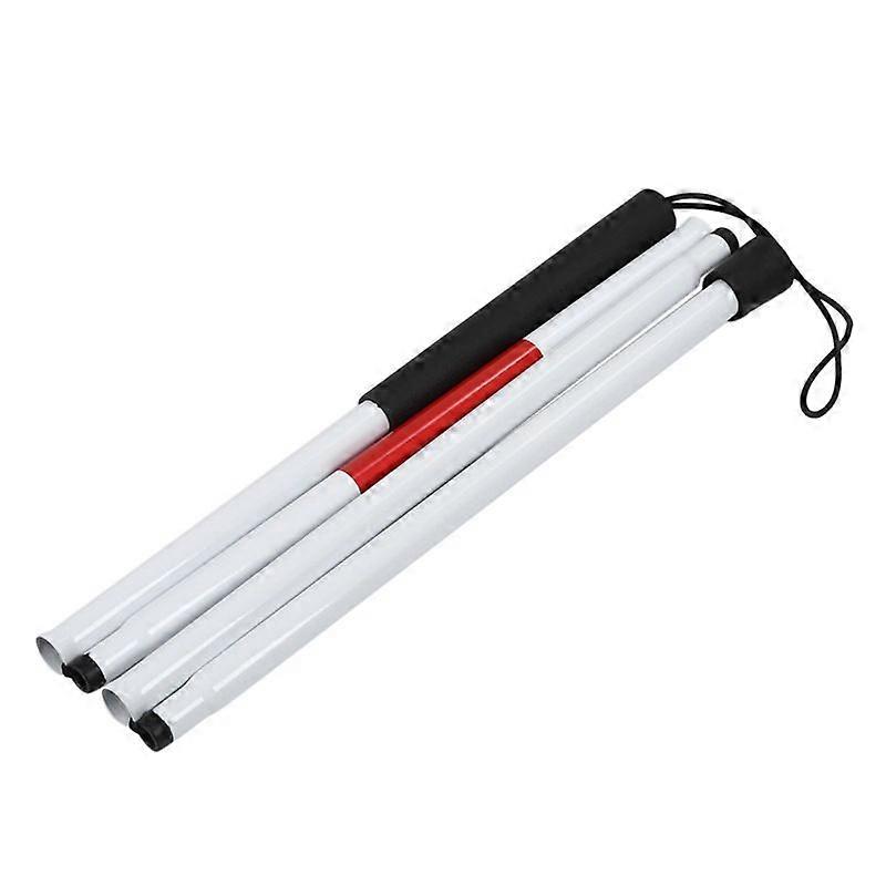 Folding blind crutches, blind canes, adjustable, ultra-light, eye-catching aluminum alloy, blind crutches, reflective guide sticks