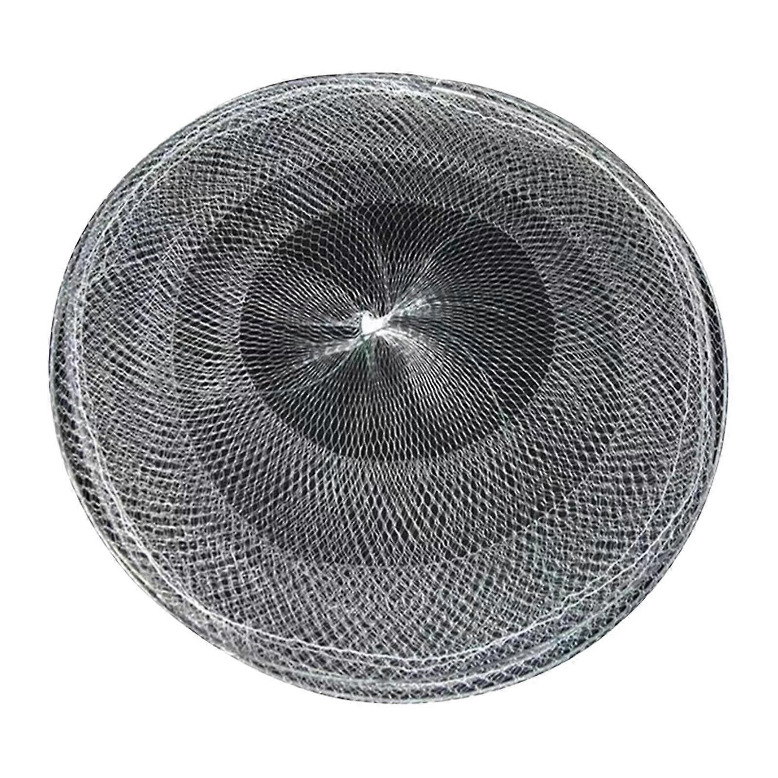 Fishing Net Collapsible Durable Hand Casting Cage for Crayfish Minnow Shrimp