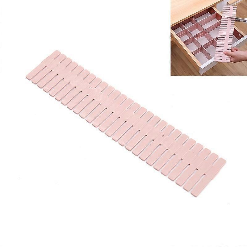 Plastic Drawer Divider Free Combination Classification Storage Board, 4pcs/Pack, Specification: 37x7cm