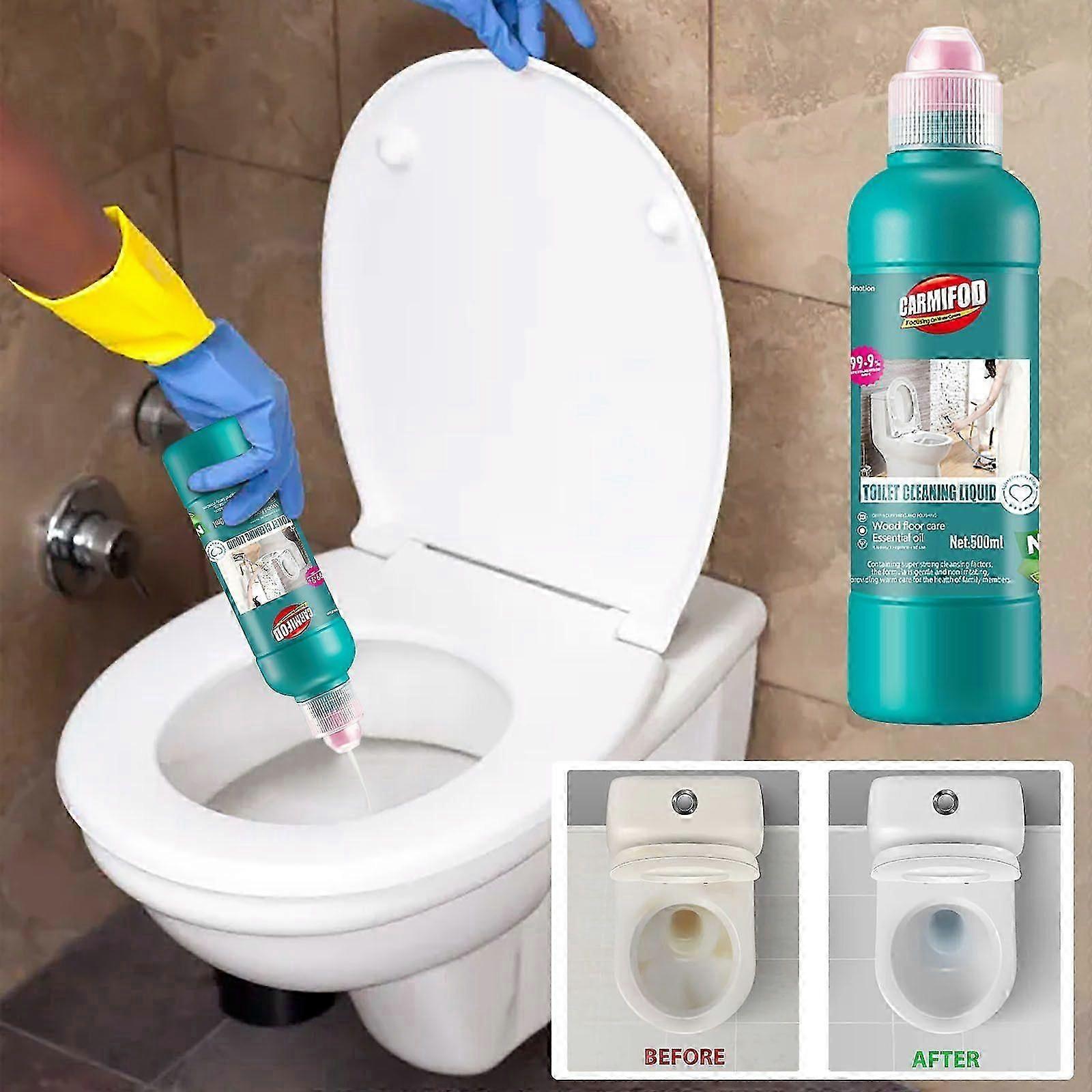 WC-Reiniger WC-Reiniger und WC-Flüssigkeit sind leistungsstark bei der Entfernung von Flecken, Gerüchen und Kalk in Badezimmern und Badezimmern 500ml z