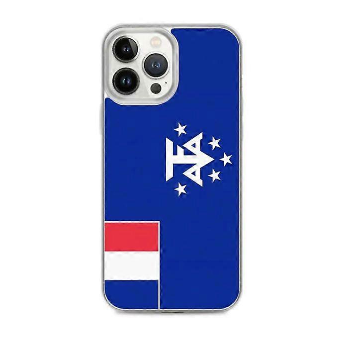 Phone Case - PIXELFORMA - iPhone 13 Pro Max - Antarctic Flag - Transparent Plastic - TPU