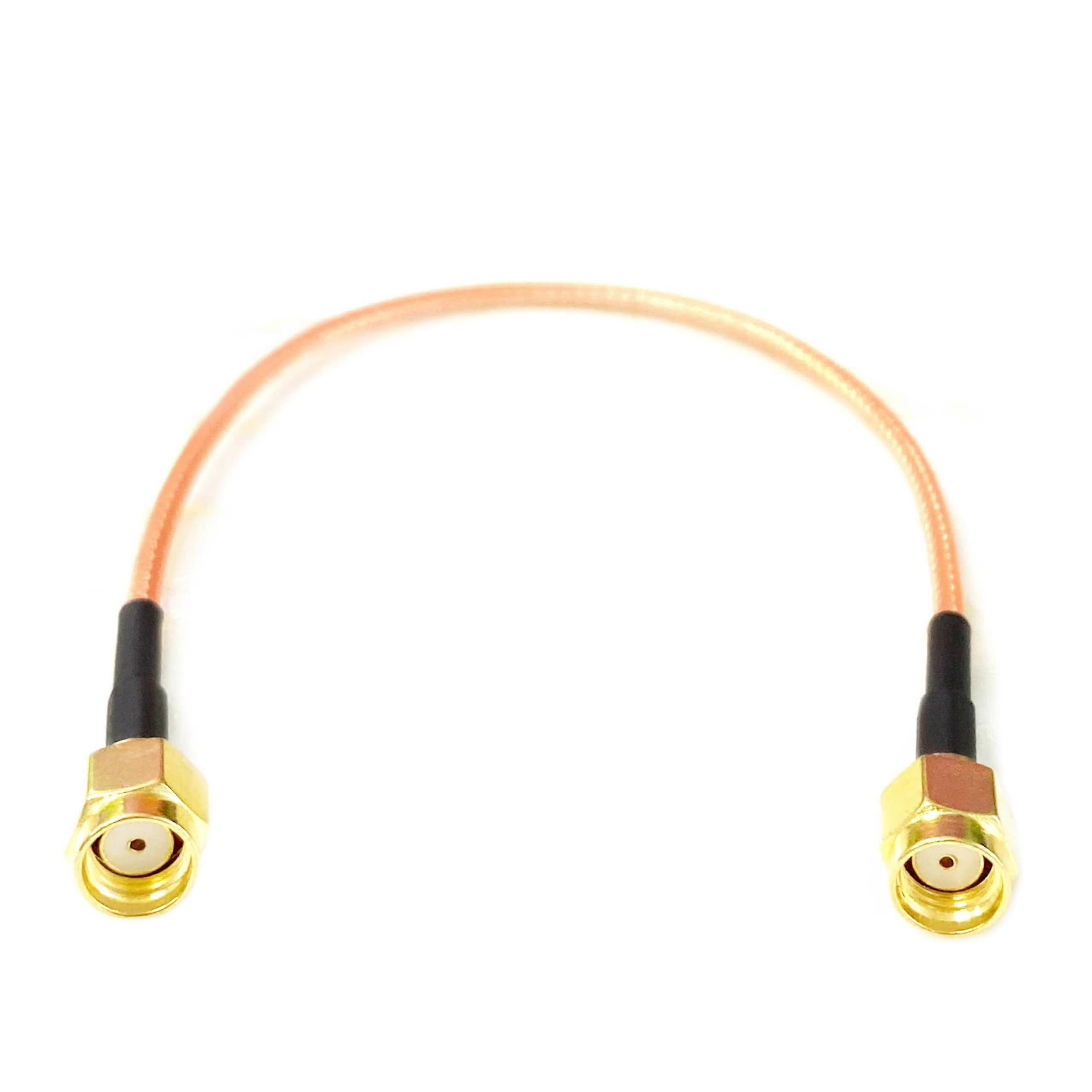 SMA Male Inner Hole Switch RP SMA Plug Pigtail Adapter RG316 RG58 Cable 15cm 30cm 50cm Compatible with RF Applications