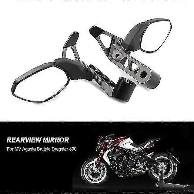 Motorcycle Hand Handguard Protection Brake Clutch Lever Pair Side Rear View Mirrors For Mv Agusta Dragster 800 800rr