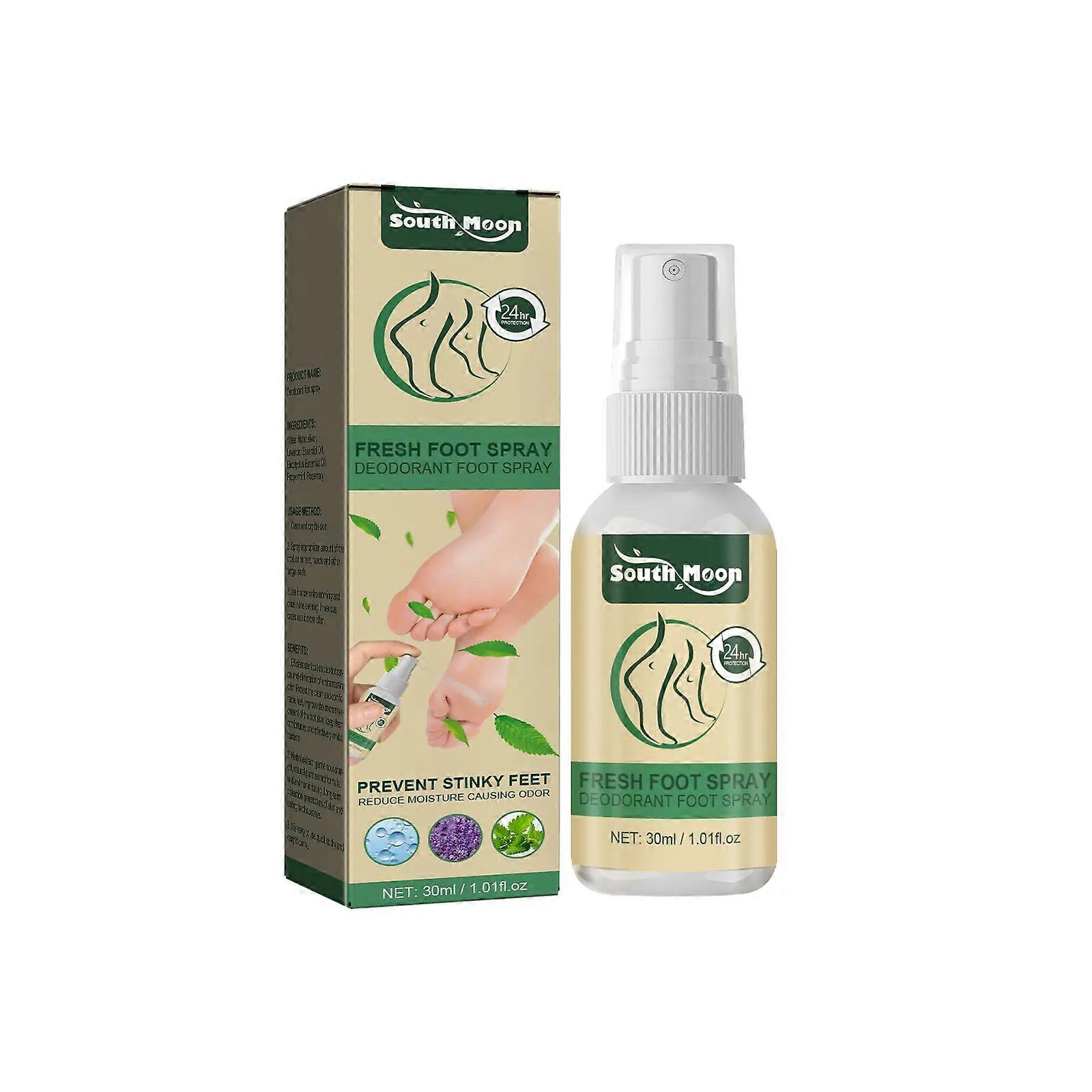 South Moon Deodorant Foot spray Ξηρό, ξεφλουδισμένο, φαγούρα και ενυδατικό σπρέι ποδιών